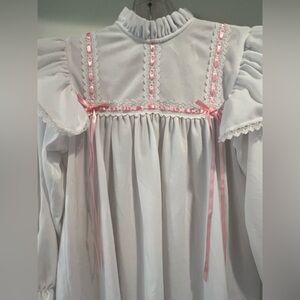American Girl, Girls White and Pink Nightgown